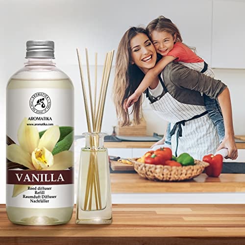 Aromatika Diffuser Refill Vanilla 34 Fl Oz - 2 x 500ml - Fragrance Oil Diffuser Refill - Home Fragrance - Vanilla Scent - Room Freshener - Vanilla Aroma - Fresh and Long Lasting Fragrance - Image 4