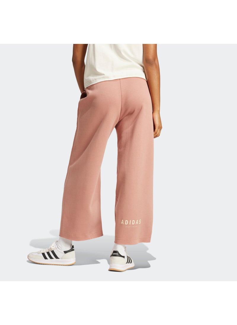 Adidas - 7/8 All Szn Loose Graphic Pants - Image 1