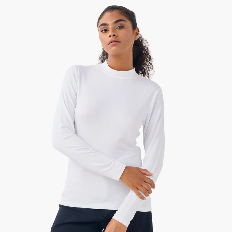 Splash FAV Set of 2 - High Neck T-shirt with Long Sleeves