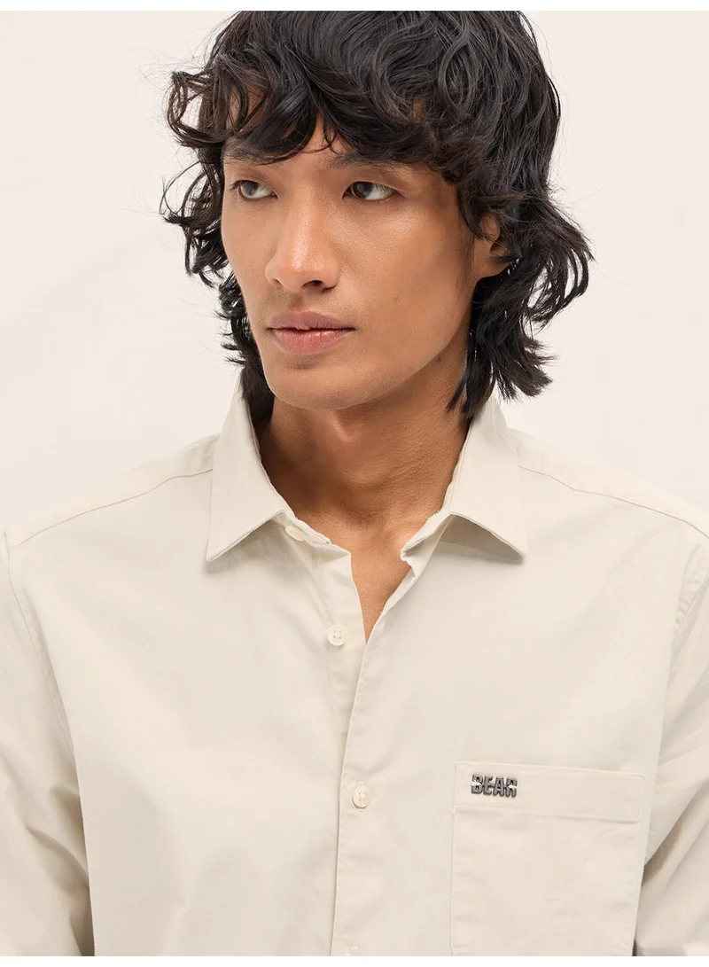 THE BEAR HOUSE  Men’s Long Sleeve Shirt – Classic, Comfortable and Stylish Essential for Work, Travel or Casual Outings for Men | Best Price UAE