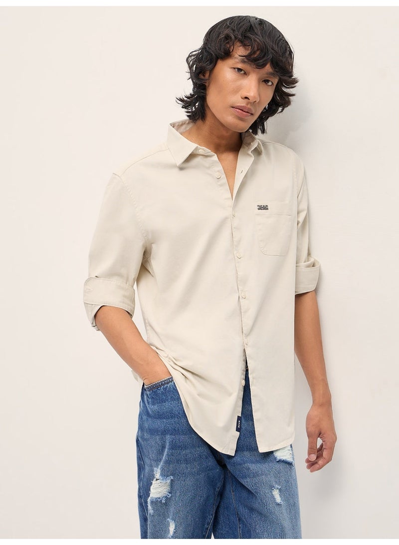 THE BEAR HOUSE Men’s Long Sleeve Shirt – Classic, Comfortable and Stylish Essential for Work, Travel or Casual Outings - Image 1