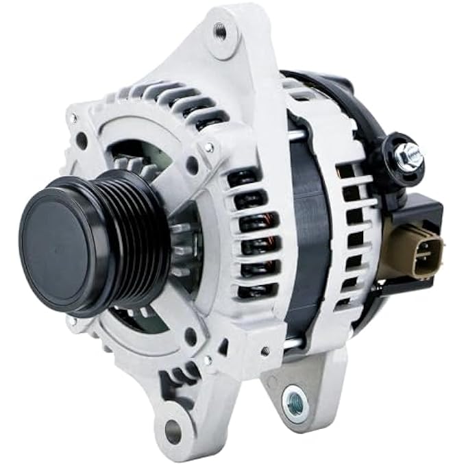 BDELI Alternator 11385N Replacement for 1.8L L4 Toyota Corolla 2009-2011, Matrix 09-10, Pontiac Vibe 09-10, Scion xD 08-14, 6-Groove Clutch Pulley, 100 Amp 12V: 11385, 12897, 270600T040, 0986CR6103, AL3370X - Image 3