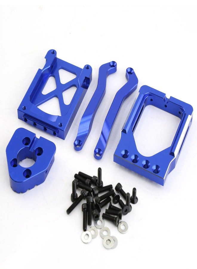 حامل محرك أمامي RC 7760 مناسب لسيارات TRAXXAS 1/5 X-Maxx 6S و X-Maxx 8S و 1/6 XRT 8S Monster Truck، مصنوع من سبائك الألومنيوم، قطعة غيار لتحديث حامل المحرك، بديل سريع الفك لسيارات التحكم عن بعد (أسود) - Image 3