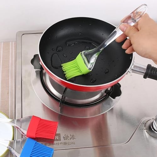 Garth Kitchen Tool 2 Pc – Spatula & Pastry Brush Set for Cake Mixing & Baking – Flexible Silicone Spatula & Oil Brush with Strong Handle for Kitchen, Cooking, Icing, Grilling & Pastry Decoration - Image 2