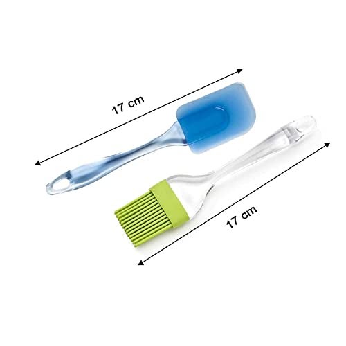 Garth Kitchen Tool 2 Pc – Spatula & Pastry Brush Set for Cake Mixing & Baking – Flexible Silicone Spatula & Oil Brush with Strong Handle for Kitchen, Cooking, Icing, Grilling & Pastry Decoration - Image 5