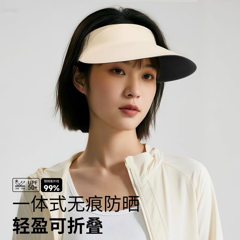 Men's UV Protection Foldable Visor Hat - Image 4