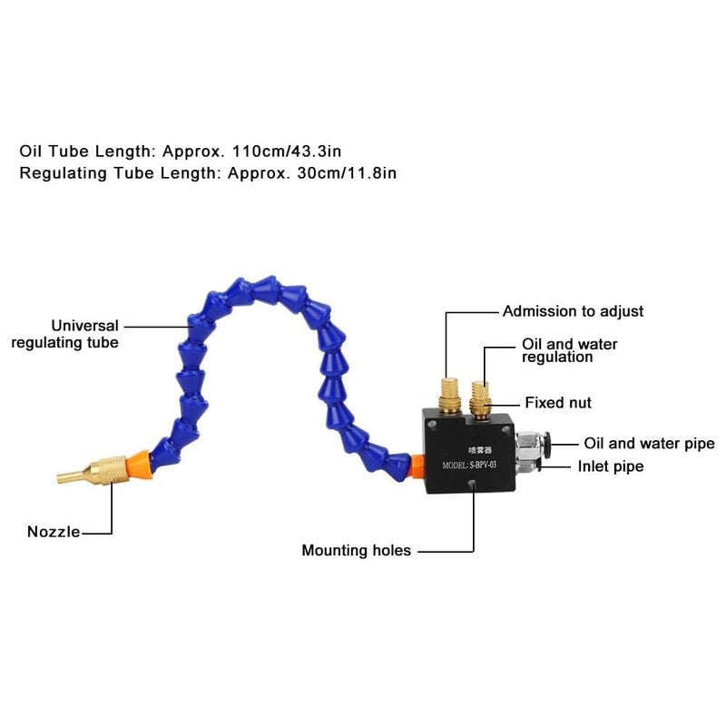 MAXAIR Mist Coolant Lubrication Spray System Magnetic Base for Metal Cutting Engraving Cooling Sprayer Machine for Air Pipe CNC Lathe Milling Drill with - Image 5
