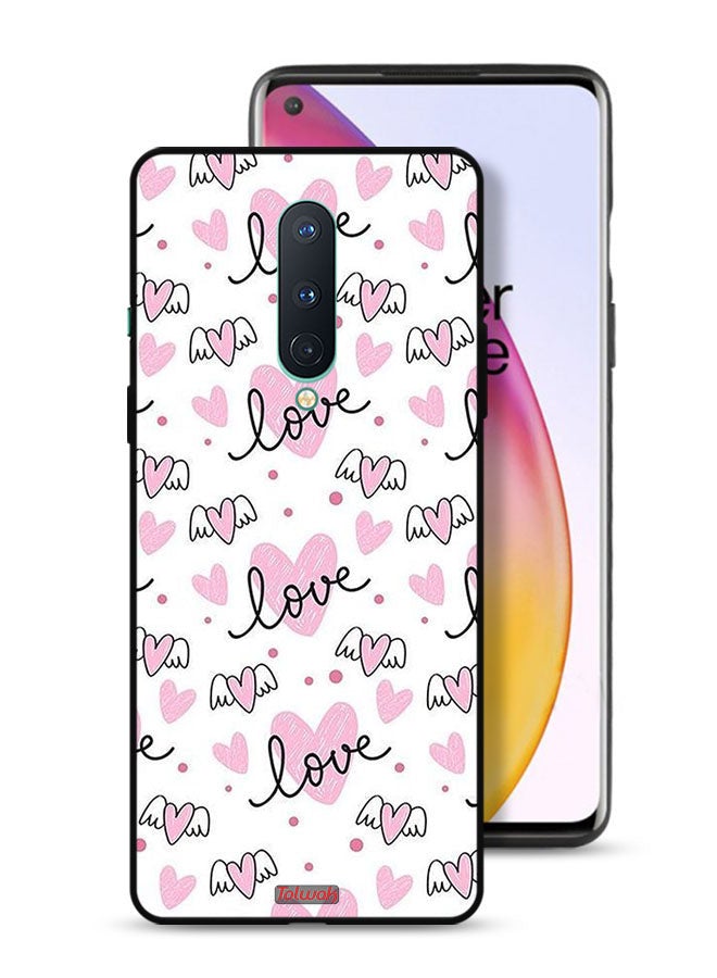 Tolwak OnePlus 8 Protective Case Cover Love And Heart Art Pattern - Image 1