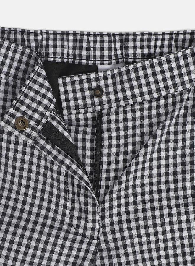 MINIKLUB Girls Checked Cotton Woven Pants - Image 5