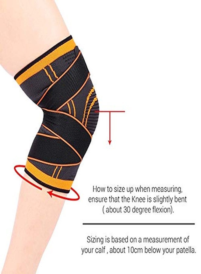 GymWar Knee Cap for Men Sports Knee Brace for Knee Pain, Gym, and Running for Men and Women (Free Size) Single - Image 4