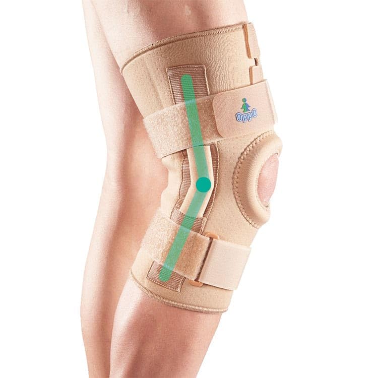 OPPO 1031 HINGED Knee Stabiliser Patella Support Brace Ligament ACL PCL MCL LCL Pain Large - Image 3