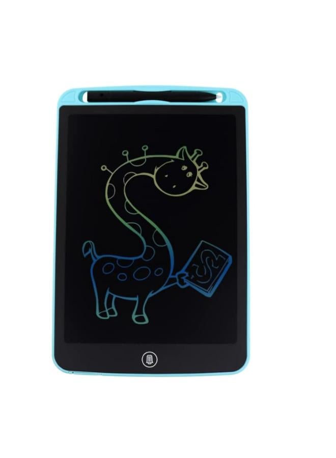10 Inch Colorful LCD Writing Tablet, Toddler Doodle Board Electronic Drawing Writing Pad for Kids, Reusable and Portable Educational and Learning Toys Gifts for 3 4 5 6 7 Year Old Girls Boys (Blue) - Image 1