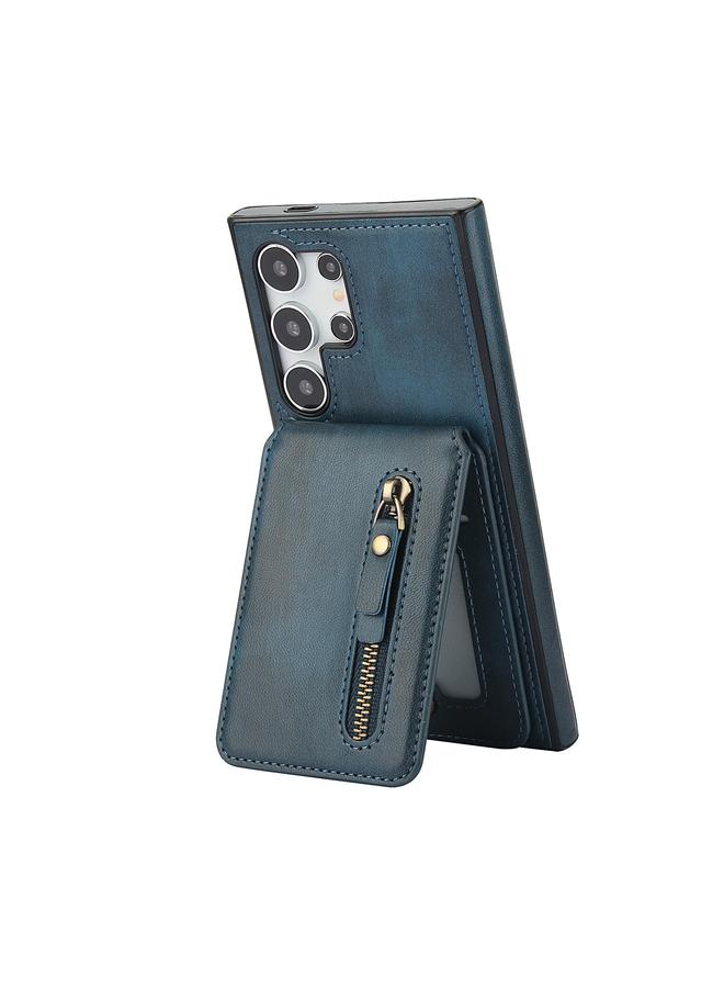 اس-توب جراب لهاتف Samsung Galaxy S25 Ultra 5G، مزود بسحاب ومحفظة من الجلد مع غطاء خلفي من MagSafe - Image 2