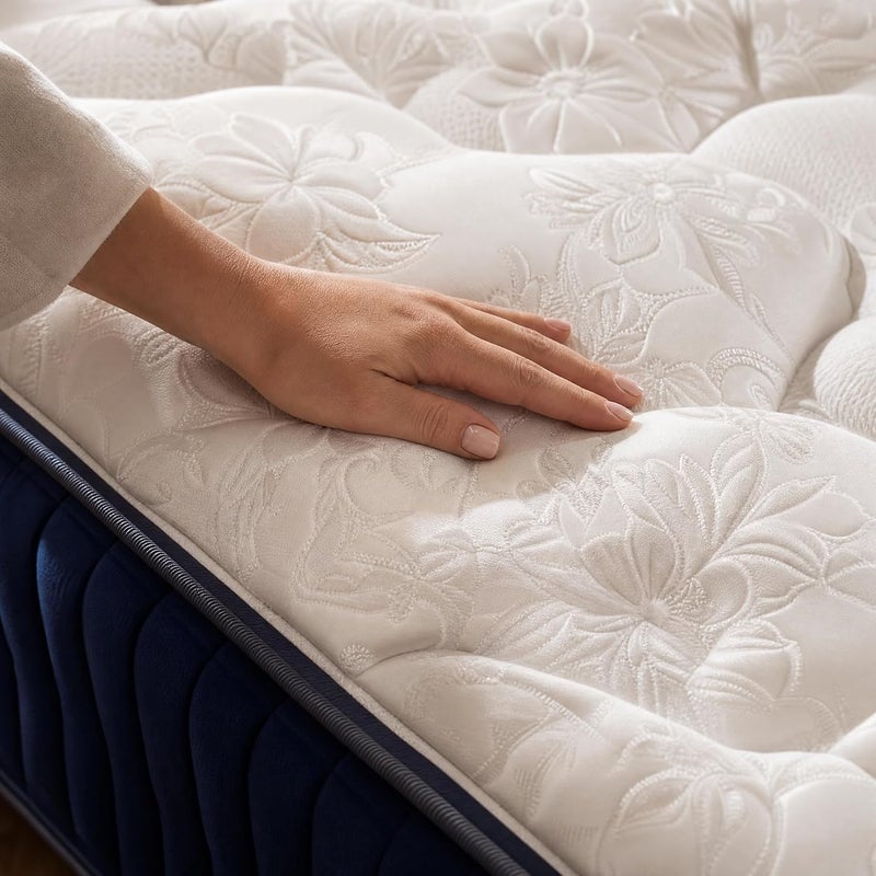 Luxury Hybrid Mattress - Medium Firm (Twin 100x200cm) with Cooling Gel Memory Foam & Pocket Springs - Image 3