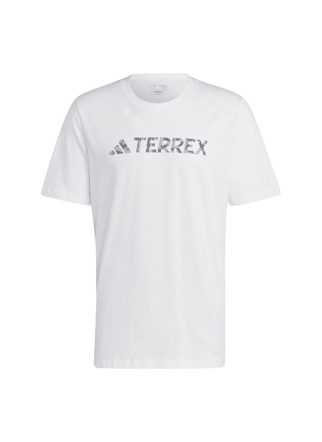 Adidas adidas Tx Logo Tee White Hiking T-Shirts XS  - Image 2