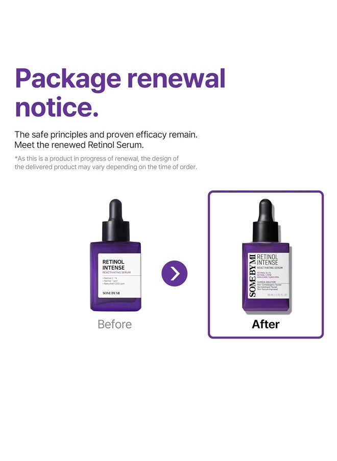 Some By Mi Retinol Intense Reactivating Face Serum | Mild 0.1% Retinol Serum For Anti-Aging And Glass Skin | Improvement Of Post Acne Marks, Skin Texture & Elasticity | 1.01Oz, 30Ml - pzsku/ZECD0B16AD9D38B82F079Z/45/_/1728596217/0b00e622-32d3-4657-8d61-8f6cd8f950e8