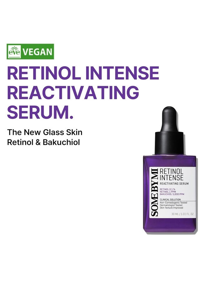 Some By Mi Retinol Intense Reactivating Face Serum | Mild 0.1% Retinol Serum For Anti-Aging And Glass Skin | Improvement Of Post Acne Marks, Skin Texture & Elasticity | 1.01Oz, 30Ml - pzsku/ZECD0B16AD9D38B82F079Z/45/_/1728596278/63a84113-fcd5-47d1-9331-5e8b20c0adf1