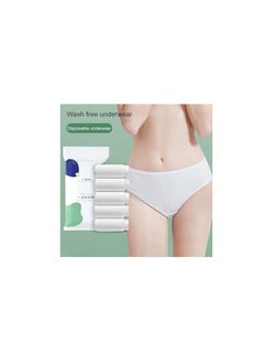 Generic Disposable Women's Underwear - 4 Pack, Cotton Crotch, Ideal for Hospital, Travel, Postpartum, Spa, No Hand Washing Required, Sealed Packaging, Fits 55-65kg.  - Image 2