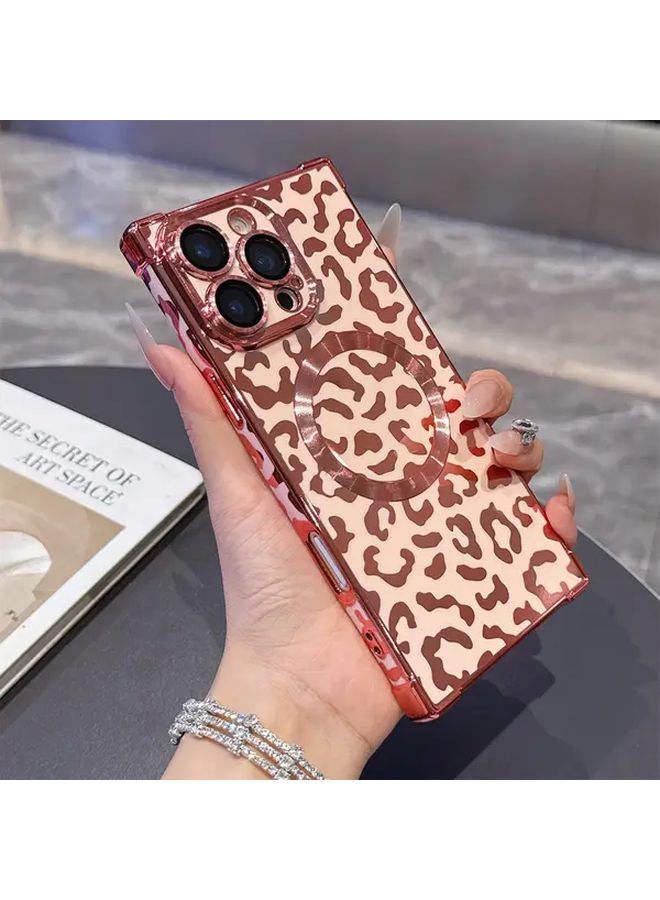 Blue Luxury Anti Drop Magnetic Suction iPhone 14 Pro Case with Wireless Charging and Lens Film - Image 2