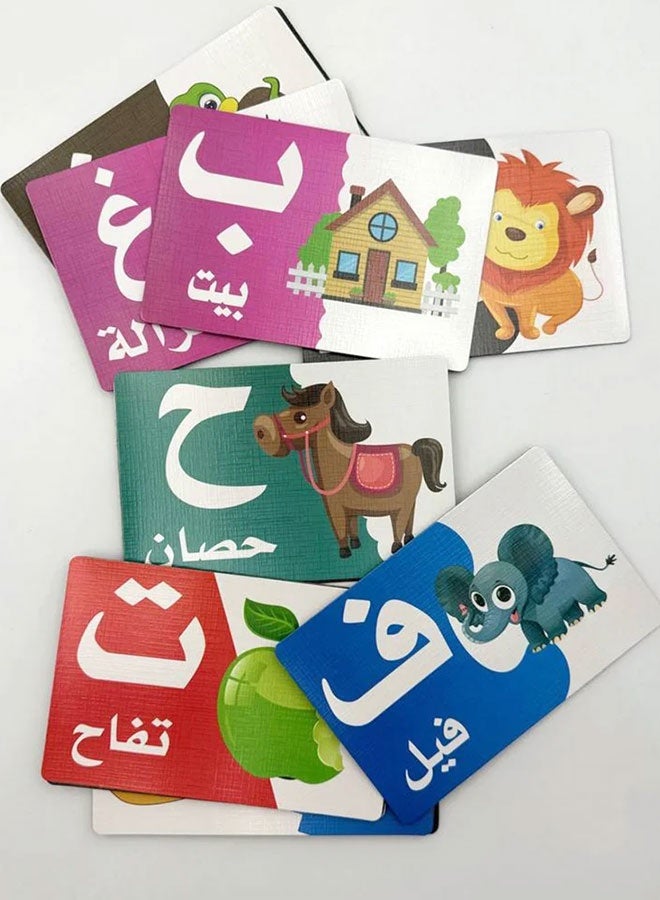 جساي تويز ثمانية وعشرون قطع ملصقات حروف عربية مغناطيسية إبداعية للتعليم المبكر - Image 2
