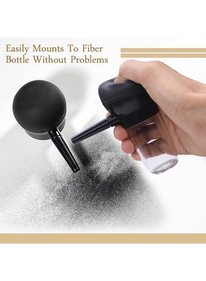 Iyaan Professional Hair Building Fibers Empty Bottle Hair Thickening Nozzle Atomizador Hair Applicator with Free Optimizer Comb Black 20 Grams Pack of 1 - Image 3