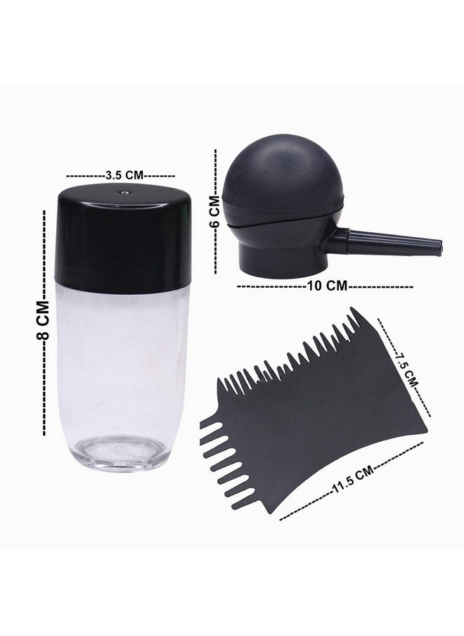 Iyaan Professional Hair Building Fibers Empty Bottle Hair Thickening Nozzle Atomizador Hair Applicator with Free Optimizer Comb Black 20 Grams Pack of 1 - pzsku/ZECD0EF8532D5104643E2Z/45/_/1741429391/f33f4a99-92d9-4fbd-a569-101122219025