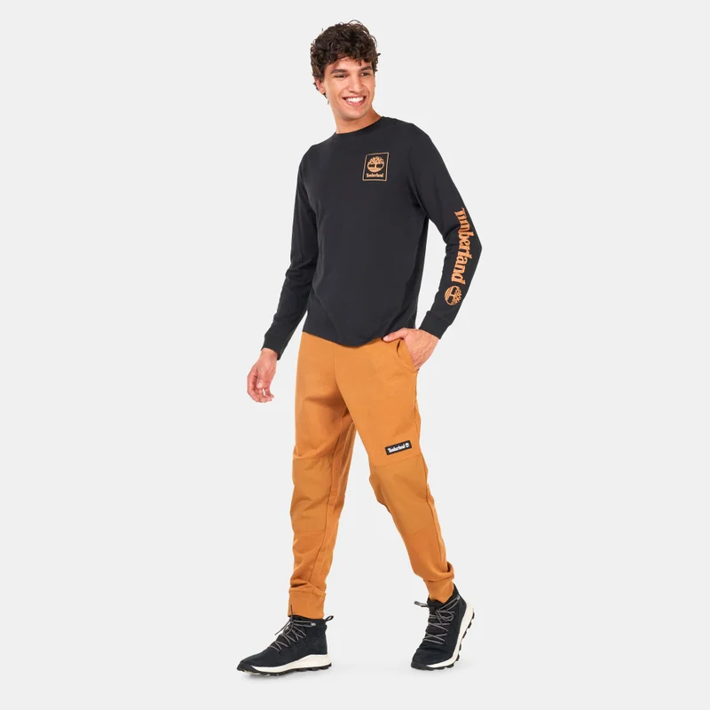 Timberland Men's Heavyweight Mixed Media Sweatpants
