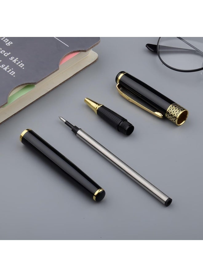 SYOSI Weighted Pen for Hand Tremors, Heavy Metal Writing Instrument for Low Dexterity and Weak Grip, Assistive Device for Parkinson's, Autism, Ergonomic Support Pen (Black Chrome, 2-Pack) - Image 4