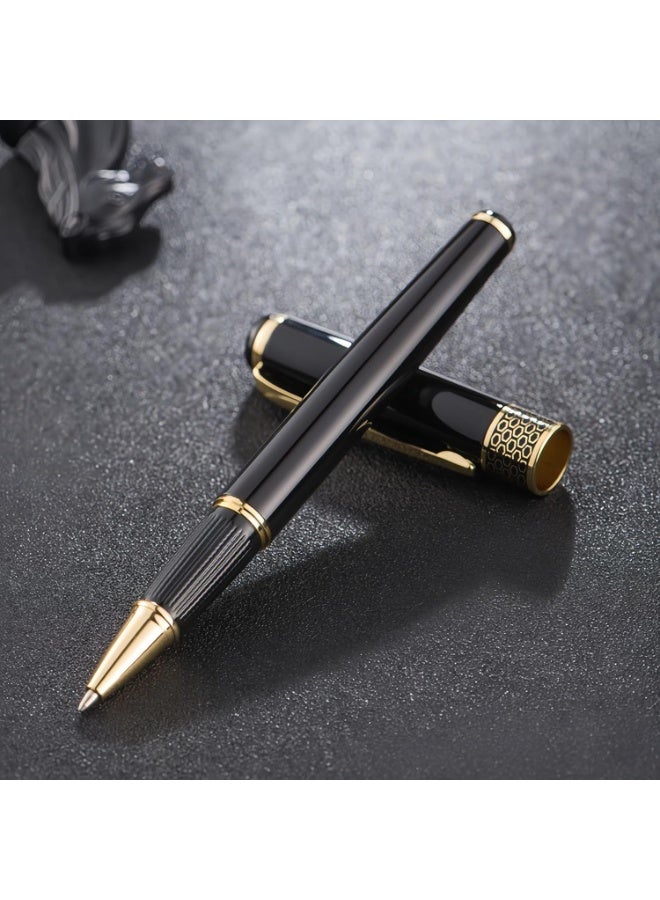 SYOSI Weighted Pen for Hand Tremors, Heavy Metal Writing Instrument for Low Dexterity and Weak Grip, Assistive Device for Parkinson's, Autism, Ergonomic Support Pen (Black Chrome, 2-Pack) - Image 3