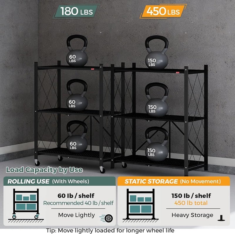 DEANIC Folding Shelf, Folding Shelf - Image 4