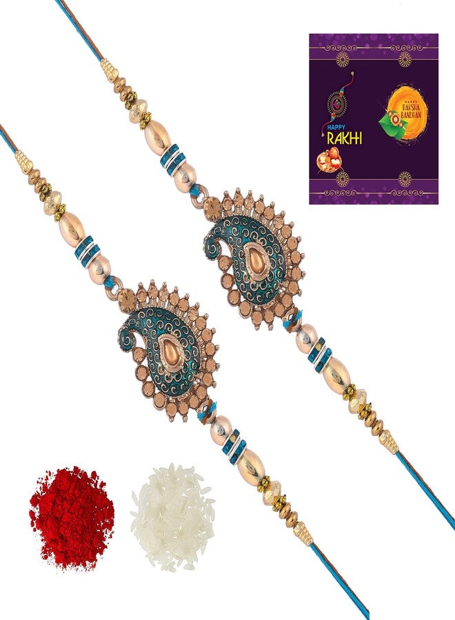 طقم راخي أخضر بتصميم أنيق للأخ والأخت (ARR211143)