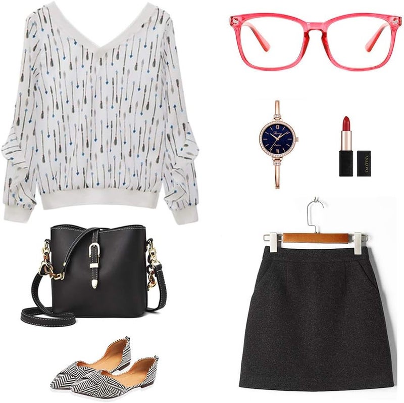 Cyxus Blue Light Glasses for Men Women Reduce Eye Strain UV Blocking for Computer Screen 8082 - Image 4