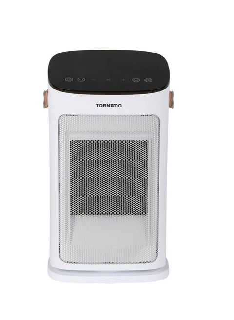 TORNADO Ceramic Heater, 2000 Watt, 16 meter, White TPH-2000T