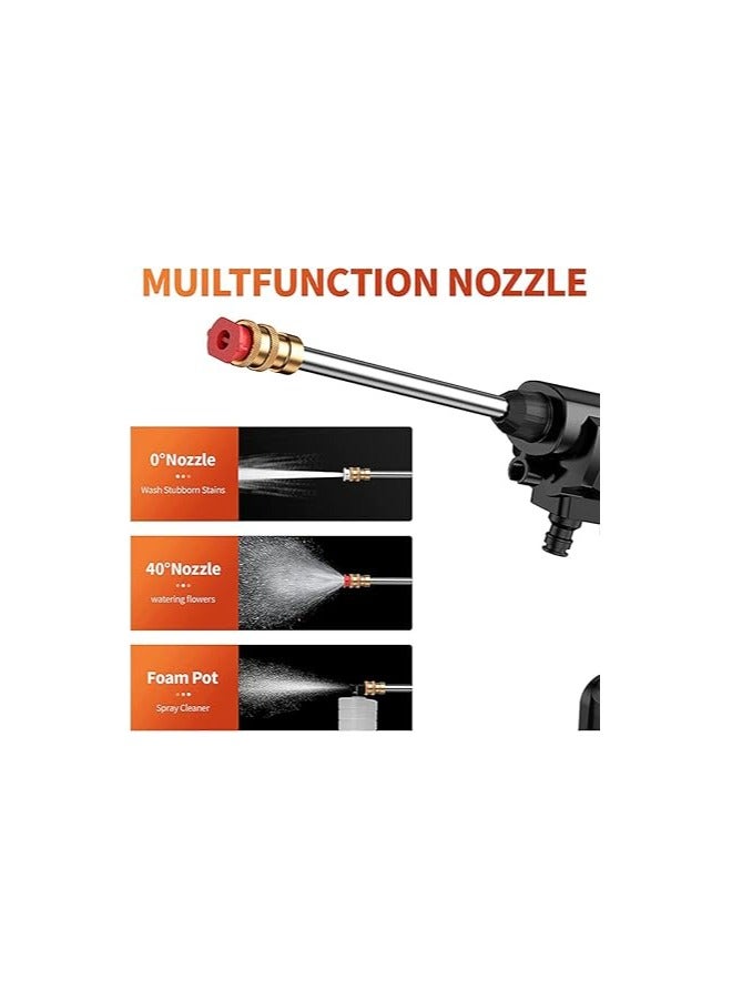 Wireless Electric Car Washer – 48V with 5M Hose and Multi-Mode Spray Nozzle - Image 4