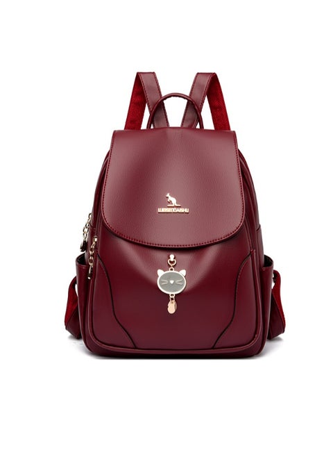 A luxurious small backpack for women, a perfect combination of elegance and functionality and made of high-quality materials. It features a modern design that combines simplicity and distinction and comes with ideal dimensions to fit all your daily needs, with enough space to carry essential items.