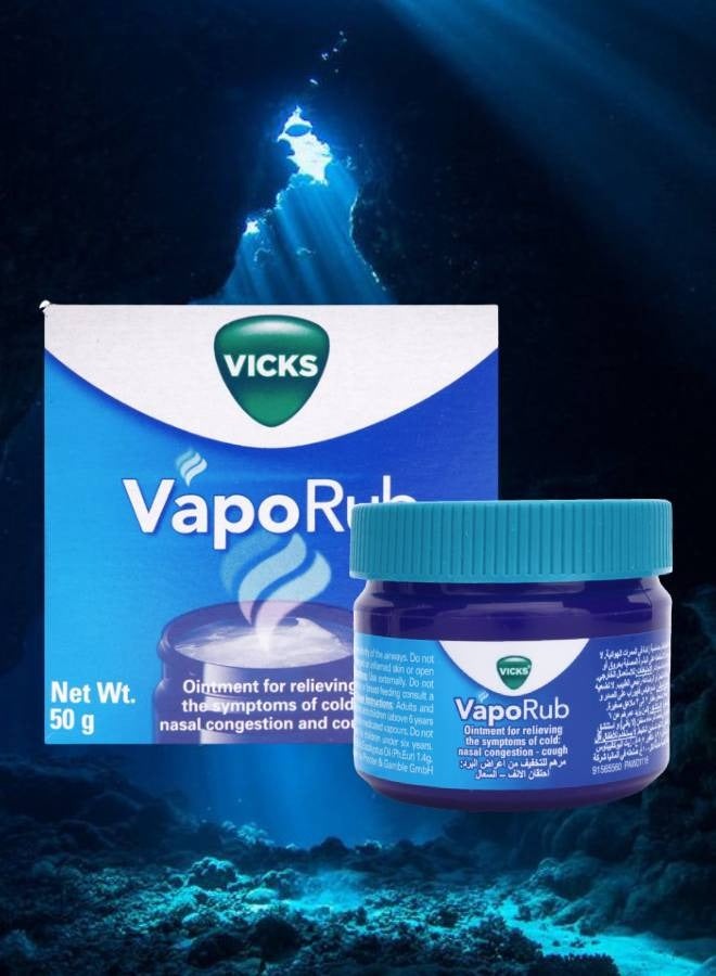 Vicks 6 Pieces VapoRub Ointment 50g - Image 3