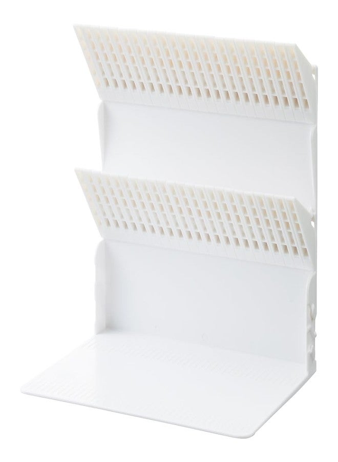 Lihit Lab A3577-0 Single Book Stand Bookend A4 White - Image 1