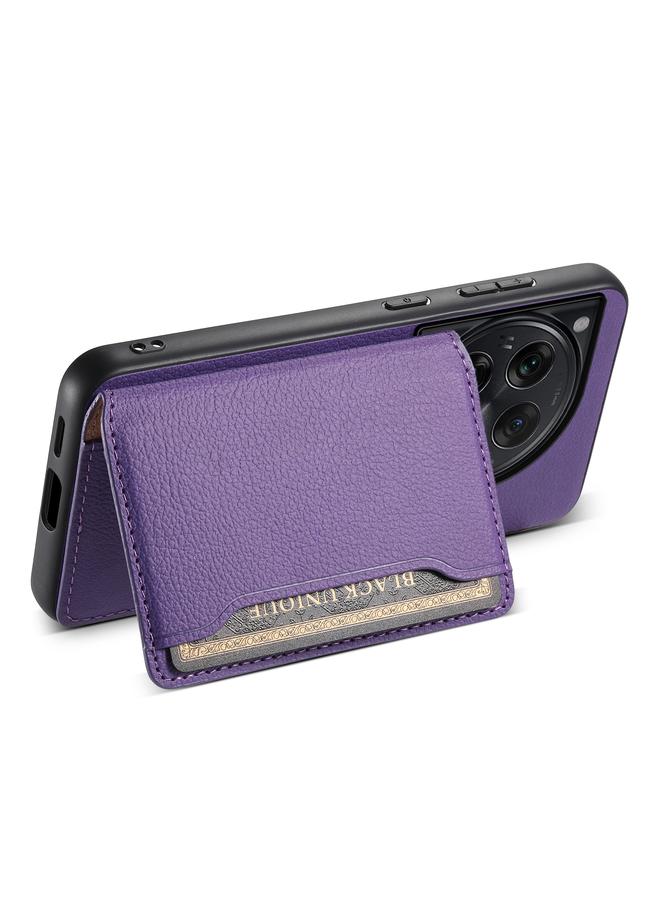 اس-توب جراب لهاتف OnePlus 12 بتصميم حقيبة بطاقات وملمس جلد العجل، جراب هاتف بتغطية كاملة - Image 4