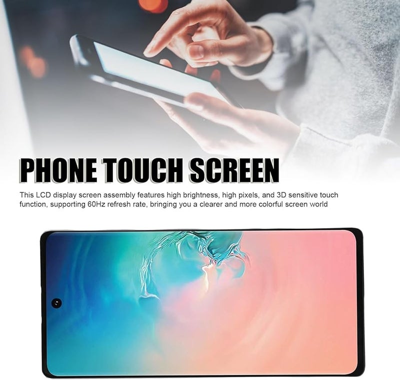 S10 Lite SM G770F 6 7 Inch LCD 3D Touch Screen Replacement Digitizer Assembly with Tools - Image 5