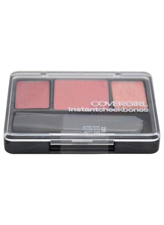 CoverGirl COVERGIRL Instant Cheekbones Contouring Blush Purely Plum 220, 0.29 Ounce Pan (packaging may vary) 