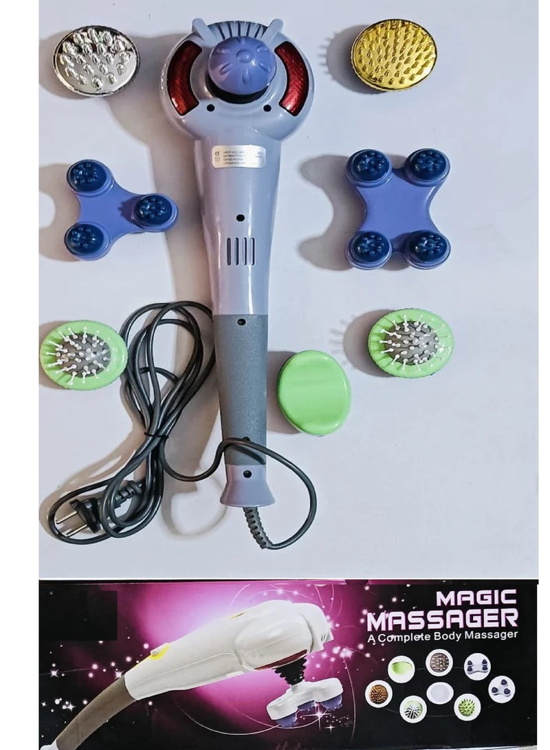 Full Body Massager for Pain Relief - Multiple Heads and Different Speeds - Image 1