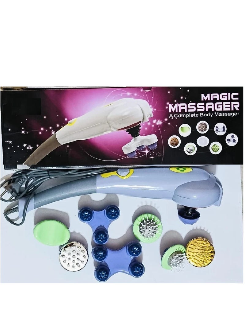 Full Body Massager for Pain Relief - Multiple Heads and Different Speeds - Image 2