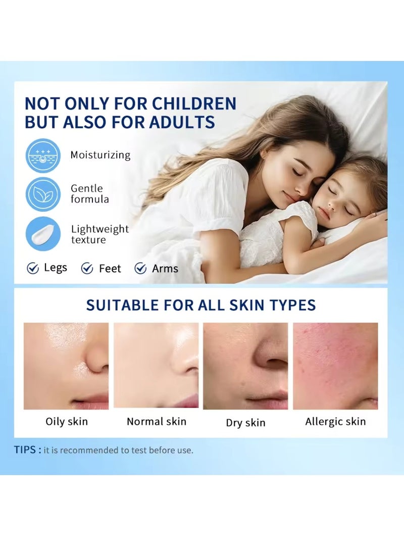 lakerain لوشن الجسم بالمغنيسيوم 100 جرام للاستخدام الليلي وتهدئة الجسم مع كريم المغنيسيوم باللافندر لراحة العظام والعضلات لوشن زيت المغنيسيوم للأطفال لوشن النوم وكريم النوم - Image 3