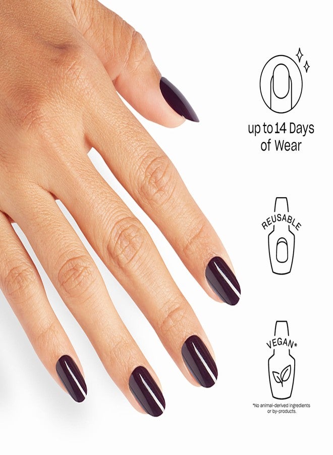 OPI On Point O Suzi Mio | Short Round Dark Purple Press On Nails | 24 Count with Nail Glue | Long Lasting, Reusable, Non-damaging | Fall 2025 Shades - Image 2