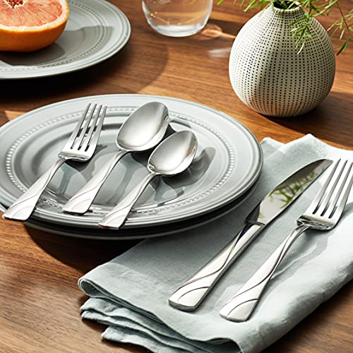 Oneida River 20 Piece Everyday Flatware Set, Service for 4, 18/0 Stainless Steel - Image 2