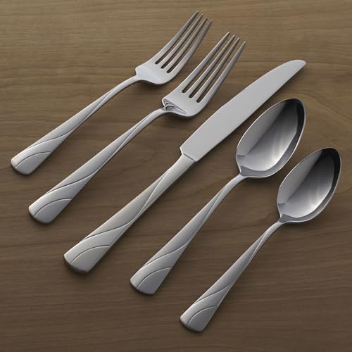 Oneida River 20 Piece Everyday Flatware Set, Service for 4, 18/0 Stainless Steel - Image 3