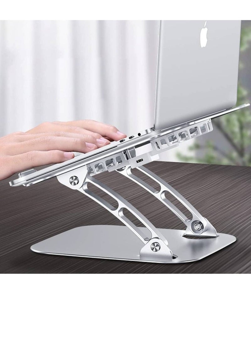 Laptop Cooling Stand with two Fan Computer Laptop Cooler Riser Compatible for 10- 15Inch Notebooks Tablets