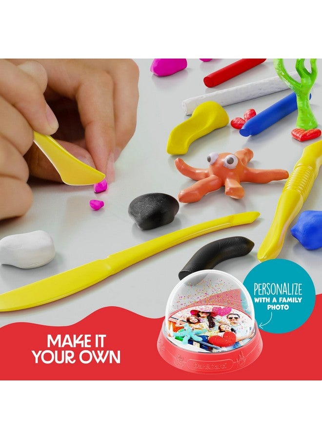 Dan&Darci Snow Globe Making Kit for Kids - Make Your Own Water Globes Kits - Kid Christmas Stocking Stuffers Craft Activities for Age 3 4 5 6 7 8 9 - DIY Art Crafts - Gifts Ideas and Toys for Boys - Image 4