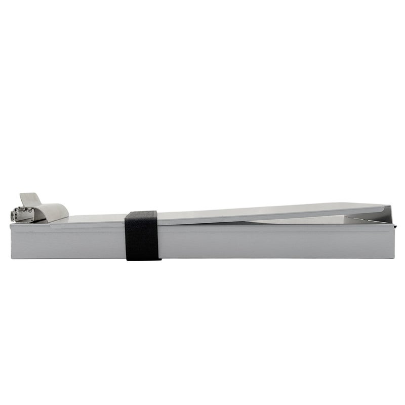 Saunders Dual Layer Police Storage Clipboard, Silver Metal Clipboard with Storage, Ticket Size Paper Organizer with Steel Clip and Locking Latch, Police Equipment Form Holder for EMS - Made in USA - Image 5