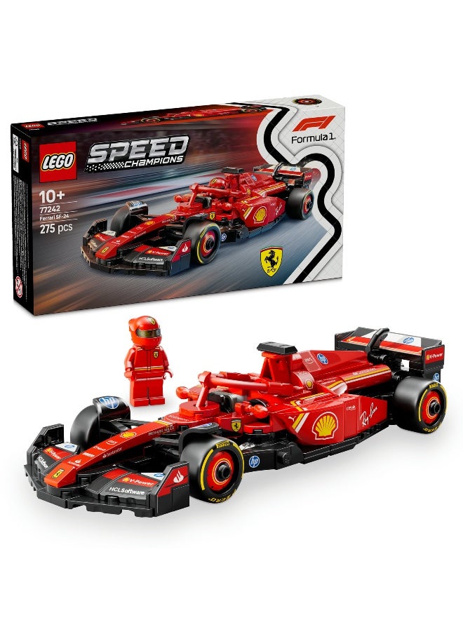 LEGO LEGO Speed Champions Ferrari SF-24 F1 Race Car 77242 Building Set (275 Pieces)  - Image 1